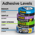 3M 1 Blue 2090-24EVP.94 in. x 60 yd. Scotch Painters Tape Value Pack-6 Pack
