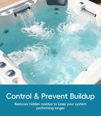 SummerBuddy 5-in-1 Weekly Hot Tub Cleaner, Clarifier, Conditioner – Spa Weekly Care Controls Oils & Residue, Helps Keep Water Balanced All Week – Ideal for All Spa Types (4-Week Kit)