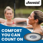 Jacuzzi J-300 Series Oval Pillow Insert + Back Mount, Replacement Spa Pillow for Hot Tub, Comfortable Headrest Cushion with Easy Installation, Durable Vinyl Design for Relaxing Soaks & Spa Upgrade