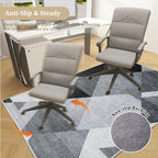 Office Chair Mat for Hardwood Floor, 60"x45" Easy Glide Computer Desk Mat Protector for Rolling Chair Under Desk Rug Nonslip Backing, Machine Wash, (Modern)