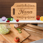AceThrills Nana Gifts - Engraved Bamboo Cutting Board 12.3"L x 8.7"W x 0.4"Th - Nana Christmas Birthday Gifts for Nana, Nana Gifts from Grandkids
