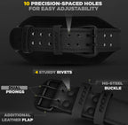 RDX Weight Lifting Belt for Fitness Gym - Adjustable Leather Belt with 6” Padded Lumbar Back Support - Great for Bodybuilding, Functional Training, Powerlifting, Deadlifts Workout & Squats Exercise