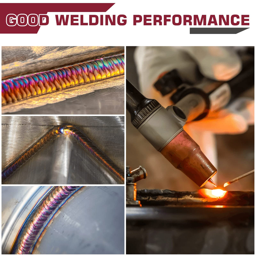 ARCCAPTAIN TIG Welding Tungsten Electrode 10-Pack 3/32"x 7"(Grey - 2% Ceriated, WC20/EWCe-2)