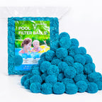 AQUASTRONG Pool Filter Balls for Sand Filter Pump, 5.5 lbs Reusable Sand Filter Balls (Replaces 200 lbs Pool Filter Sand), Efficient Blue Filter Balls for Swimming Pools, Filter Pumps, Aquariums
