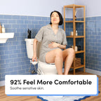 TUSHY Fresh Ultra-Slim Starter Bidet Attachment for Toilet | Non-Electric, Adjustable Water Pressure, Cool Water Rear Wash, Self-Cleaning | Fits Elongated & Round Toilets, Easy 10 Min Install, Bamboo