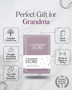 Grandma's Life Story Journal (Hardcover): A Meaningful Keepsake for Grandma to Share Her Journey and Memories, Book Includes 250+ Prompt Questions, Sentimental Grandma Gifts Idea, Sentimental Gifts for Grandma for Mother's Day, Birthday & Christmas