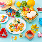 Sandwich Cutter for Kids Lunch 48 Pcs (LARGE), Nifogo Sandwich Maker, Cookie Cutters and Sealer Set, Bread Decruster, Dinosaur Mickey Heart Shape for Boys Girls