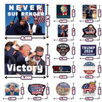 SigyoJeom 160PCS Trump Stickers 2024 Donald Trump Stickers for Adults Water Bottles Laptop Phone Case Trump Decals Merchandise Stuff MAGA Funny Vinyl Sticker Bulk