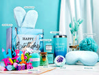 Healemo Happy Birthday Gifts for Women - Birthday Gift Baskets for Women Friendship Sister Girlfriend Mom, Bath Relaxing Spa Presents Set for Woman, Unique Gifts Box for Women Who Have Everything
