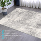 Kuyal Office Chair Mat for Hardwood Floor, 48 x 60 inches Computer Gaming Chair Mat, Low Pile Carpet Desk Chair Mat, Anti-Slip Floor Mats Wood/Tile Protection Mat(48'' x 60'', Modern Gray)