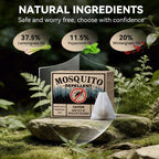 Mosquito Repellent 36 Balls – Mosquito Repellent Outdoor Patio & Indoor, Natural Mosquito Deterrent for Yard, Patio, Camping & Travel