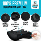 FORTEM Office Chair Cushion and Back Support for Office Chair, Lumbar Support Pillow, Memory Foam, Non Slip Sitting and Back Rest for Gaming, Car Seat Cushion, Chair Pad, XL