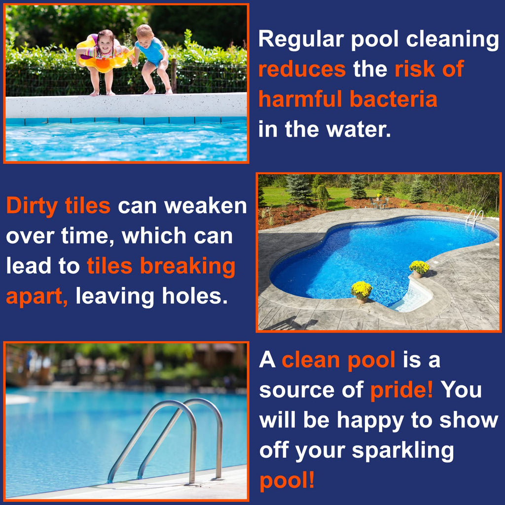 Pool-Whiz Pumice Stone for Pool (2-Pack) | Pool Tile & Concrete Cleaner | Pumice Stone for Cleaning Spas, Water Features & Bathroom Floors | Cleaning Block for Rust & Stains by Billy Buckskin