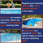 Pool-Whiz Pumice Stone for Pool (2-Pack) | Pool Tile & Concrete Cleaner | Pumice Stone for Cleaning Spas, Water Features & Bathroom Floors | Cleaning Block for Rust & Stains by Billy Buckskin