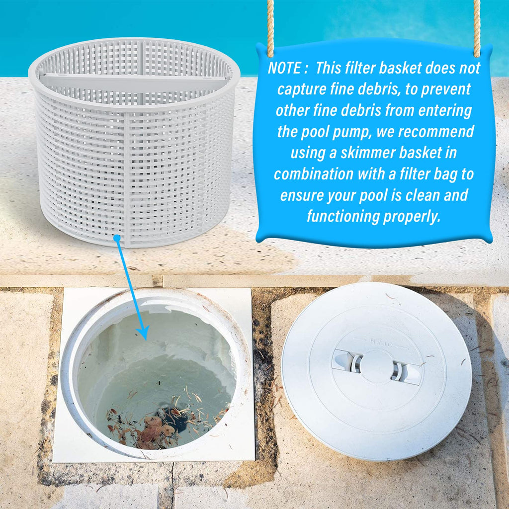 ChangTa Pool Skimmer Basket Replacement, for Hayward SPX1082CA & Aladdin B-152 Skimmer Models SP1082 SP1083 SP1084 1085 1086 SP1075 1075T 1076 1077 Skimmers Basket