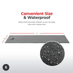 Sunny Health & Fitness Foam Fitness Equipment Floor Mat - Small - NO. 083,Black