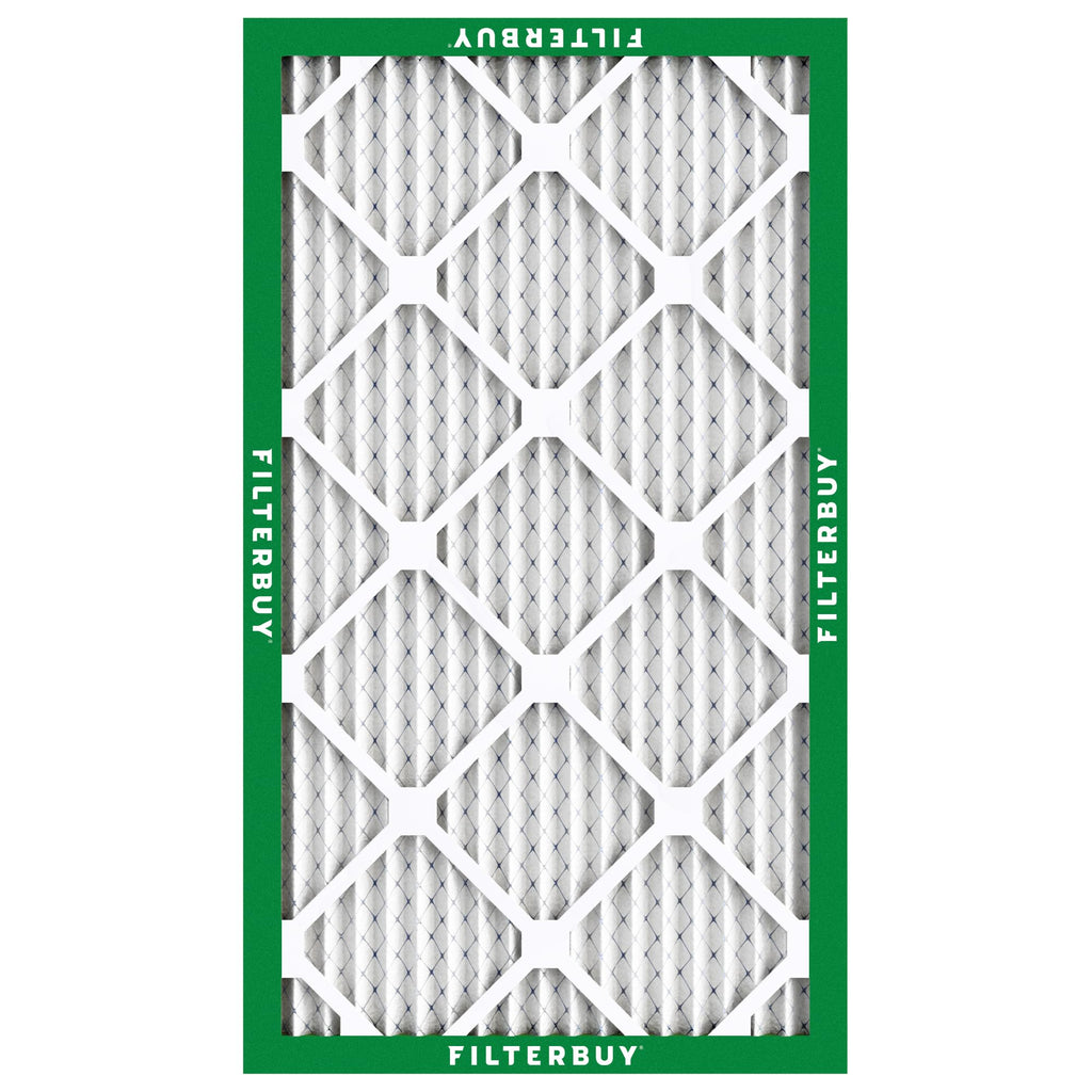 Filterbuy 16x25x1 Air Filter MERV 8 Dust Defense (4-Pack), Pleated HVAC AC Furnace Air Filters Replacement (Actual Size: 15.50 x 24.50 x 0.75 Inches)