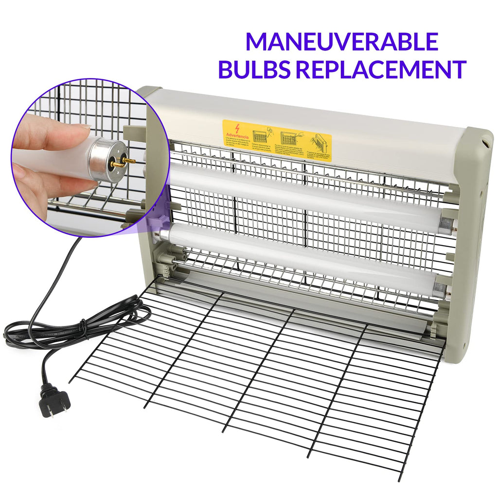 mafiti 20w Bug Zapper Indoor 3500V Fly Traps Electric Mosquito Zapper Fly Killer Gnats Fruit Trap for Home Restaurants Kitchen Garden