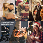 lucdnc LED Flashlight Gloves Gifts for Men Christmas Stocking Stuffers for Adults Cool Gadget Tools Unique Men Birthday Gifts
