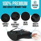 FORTEM Office Chair Cushion and Back Support for Office Chair, Lumbar Support Pillow, Memory Foam, Non Slip Sitting and Back Rest for Gaming, Car Seat Cushion, Chair Pad, XL
