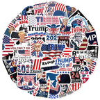 American Trump 2024 Stickers 50pcs Pack, Funny USA Presidential Election Stickers for Laptop Water Bottles Car Phone Truck Motorcycle Notebook Bike Bumper Luggage (2024Trump)