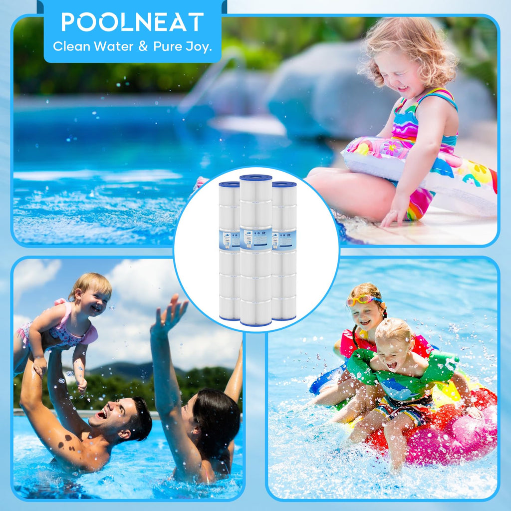 PA106-PAK4 Pool Filter Replacement for Hayward C4030,C4020,C4025,Unicel C-7488,PA106,FC-1226,CX880XRE,C4020,Ultral-A1,FC-6430,106Sq. ft,4Packs
