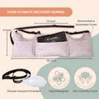 MOYOAMA Post Mastectomy Pillow - Post Surgery Pillow for Car, Breast Reduction & Augmentation Patients, Breast Pillow After Heart Surgery Pillow, Mastectomy Recovery Must Haves, Post Surgery Gift