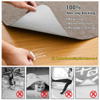 Placoot Desk Chair Mat for Hardwood Floor Corduroy Surface 1/6" Thick 55"x35" Office Chair Mat for Rolling Chairs-100% Large Anti-Slip Backing Under Desk Low-Pile Office Rug Floor Mat for Office/Home