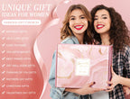 Birthday Gifts for Women Self Care Gifts Get Well Soon Gifts, Rose Relaxing Spa Gifts Basket Care Package w/ Luxury Flannel Blanket, Unique Christmas Gifts for Mom Her Friend Sister Wife Grandma