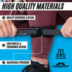 CROSSTRAP Shin Splint Support Strap | Adjustable Neoprene Shin Splint & Leg Compression Support Strap | For Strains, Injuries, Pain, Pulled Muscles, Torn Calf | For Men & Women | 2 Straps (Small)