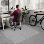 Office Chair Mat for Hardwood Floor, 36"x48" Clear Desk Chair Mat Easy Glide for Rolling Chair, Heavy Duty Vinyl Floor Protector Mat for Home or Office, Easy Clean and Flat Without Curling