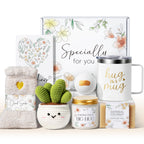 Self Care Get Well Soon Gifts Basket for Women, Birthday Gifts for Women Spa Care Package, Thinking of You Inspirational Sympathy Gift Basket, Unique Christmas Gift for Mom Her Wife Best Friend Sister