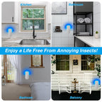 BUGXX Bug Zapper Fruit Fly Traps for Indoors Mosquito Repellent gnat Traps for House Indoor Moth Traps gnat Trap Fungus gpest Control gnat Killer Indoor Plug in Bug Catcher Indoor