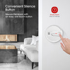 X-Sense Smoke Alarm, 10-Year Lithium Battery Life Fire Alarm with LED Indicator, SD2L0AX, 3-Pack
