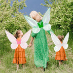 Generic Fairy Wings for Adults, Butterfly Wings for Girls, Angel Wings, Fairy Costume for Women Halloween Dress Up Party Favor White, Medium
