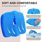 Seat Cushion, Gel Wheelchair Seat Cushion Chair Pad Cushion, Relieve Sciatica, Back, Coccyx, Pressure Sore and Ulcer Pain, Wheelchair Accessories with Waterproof Mesh Fabric