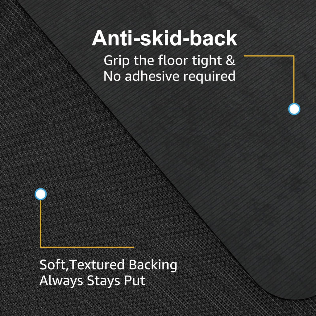 Placoot Desk Chair Mat for Hardwood Floor Corduroy Surface 1/6" Thick 55"x35" Office Chair Mat for Rolling Chairs-100% Large Anti-Slip Backing Under Desk Low-Pile Office Rug Floor Mat for Office/Home