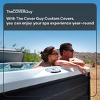 The Cover Guy Premium Hot Tub Cover | Custom Made Replacement Spa Cover | Energy-Saving Hot Tub Covers Built for All Climates | 6, 5, or 4 inch Taper