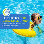 Flippin’ FROG Floating Sanitizer System for Pools 2,000 to 5,000 Gallons - Prefilled Floater with Sanitizing Minerals and Chlorine for Easy Pool Treatment & Maintenance - 1 Pack