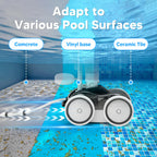 Funmit Upgraded Rubber Tire with Treads LLC1 Tire and 360007 Tire Replacement for Pentair Legend Pool Cleaner Wheel Rubber Tires Automatic Pool and Spa Cleaner (4 Pack)