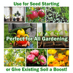 WONDER SOIL Organic Potting Soil | Ready to Plant Coco Coir Fully Loaded with Nutrients | 3 LBS Bag Expands to 12 Quarts of Indoor Outdoor Soil for Gardens & Plants | Incl Worm Castings, Perlite