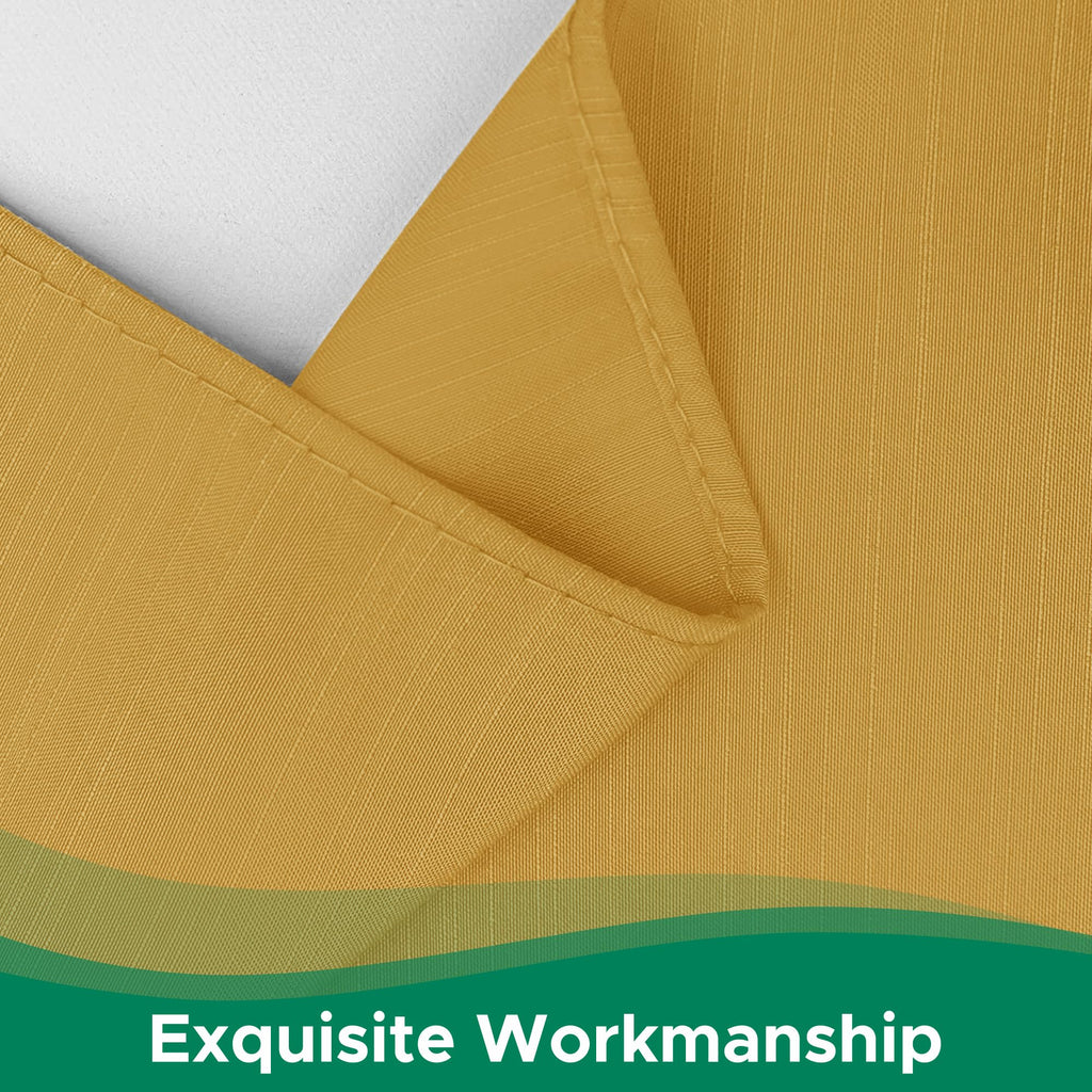 Biscaynebay Wrap Around Bed Skirts for Queen Beds15 Drop, Christmas Gold Adjustable Elastic Dust Ruffles Easy Fit Wrinkle & Fade Resistant Silky Luxurious Fabric Machine Washable