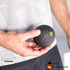 Blackroll - Trigger Point Ball 08, for Exercise and Muscle Recovery, Deep Tissue Massager for Myofascial Release in The Shoulders, Neck, and Back, 8cm (3.1"), Black