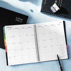 Planner 2026-2027 for Office, School, Home - Spiral Bound Academic Monthly Weekly Calendar July 2026 - June 2027 Organizer with To Do List, Tabs & PP Cover 8" x 10"