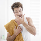 Utopia Towels - Salon Towel, Pack of 24 (Not Bleach Proof, 16 x 27 Inches) Highly Absorbent Cotton Towels for Hand, Gym, Beauty, Spa, and Home Hair Care, Beige