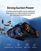 iGarden Robotic Pool Cleaner K Series, Cordless Pool Vacuum Robot for Inground & Above Ground Pools, Smart Navigation, Touchscreen, Self-Parking, Cleans Floor, Wall & Waterline, 150 Min