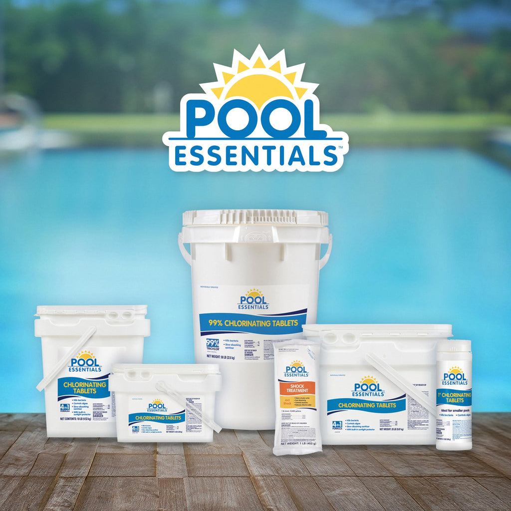 Pool Essentials® 3" Swimming Pool Chlorinating Tablets, Kills Bacteria & Controls Algae, 5LB