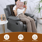 BALAPET Recliner Cushions for Long Sitting,Egg Crate Foam Recliner Cushion for Elderly Reduces Muscle Fatigue and Provides Air Flow,Extra Large Non-Slip Seat Mat with Back Support Cushion(Coffee)