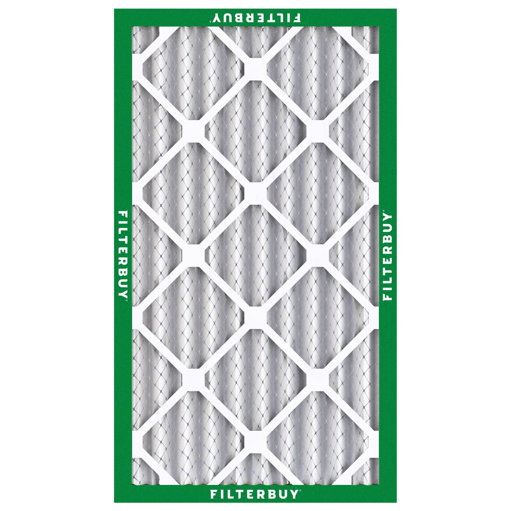 Filterbuy 16x25x4 Air Filter MERV 8 Dust Defense (2-Pack), Pleated HVAC AC Furnace Air Filters Replacement (Actual Size: 15.50 x 24.50 x 3.63 Inches)