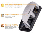 Bostitch Office EZ Squeeze 3-Hole Punch, 20 Sheet Capacity, Reduced Effort, No Jam Technology, Silver